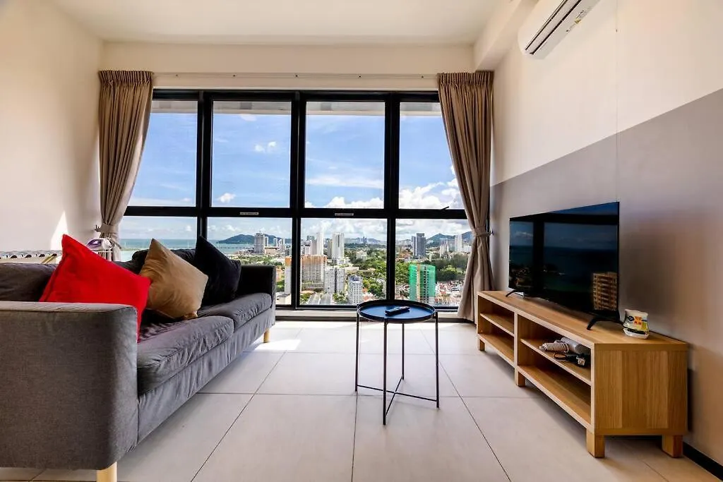 Ua30 #3Br Family Staycation Jelutong Apartman